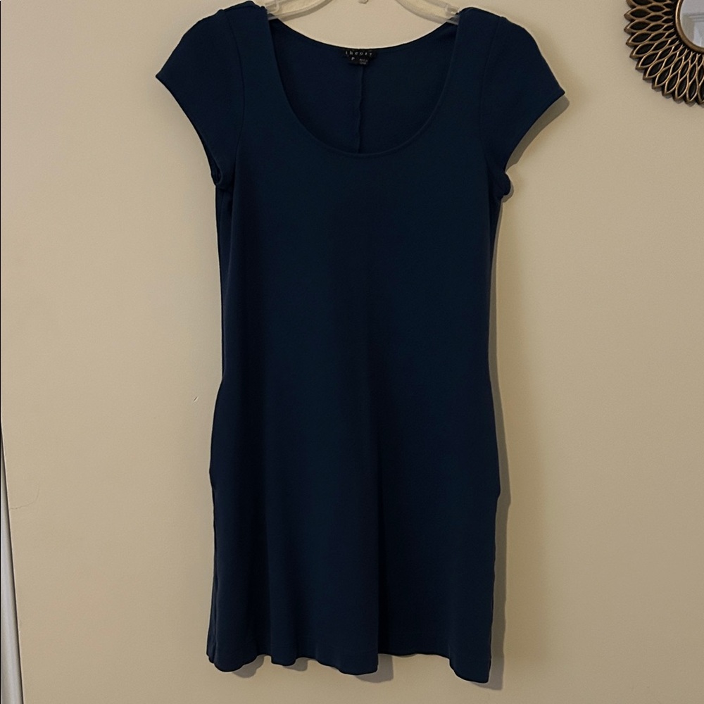 THEORY Blue Dress